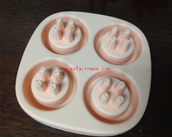 silicone & plastic massage part