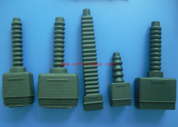 silicone & plastic part