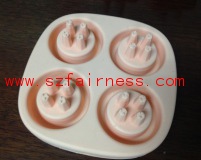 silicone & plastic massage part